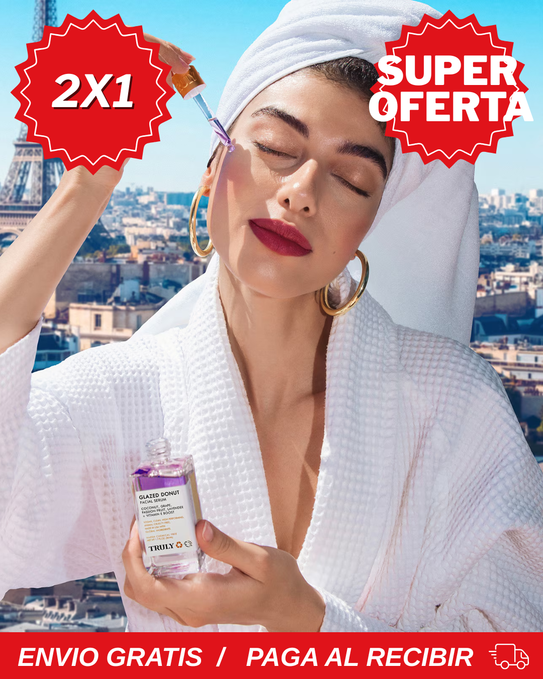 SUPER OFERTA | 2X1 TRULY ORIGINALES®  HIDRATANTE SOFT SERVE 90ml | GLAZED DONUT 90ml