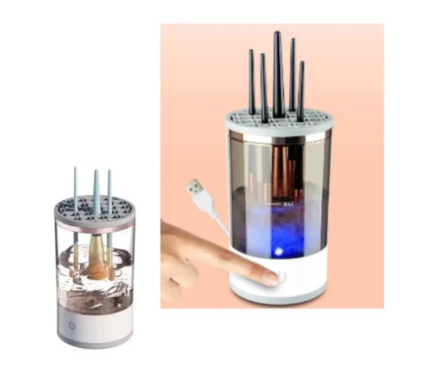 🧽 Limpiador Eléctrico Brochas Maquillaje™ | Limpieza profunda para tu belleza