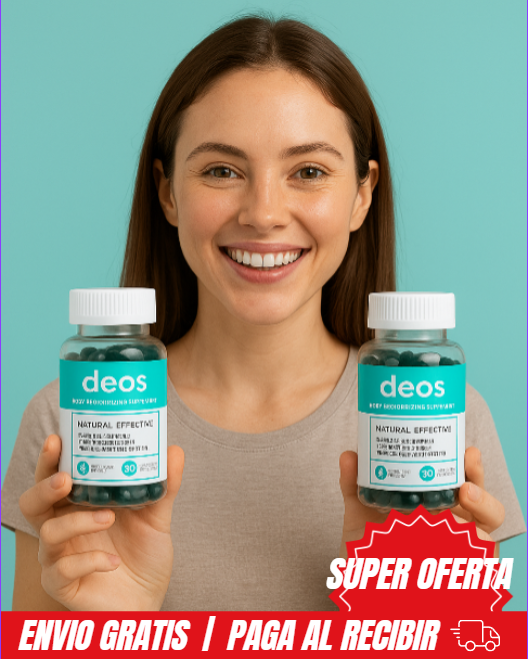 🌿 OFERTA | 2x1: DEOS™ | CÁPSULAS NATURALES PARA ELIMINAR EL MAL OLOR CORPORAL 🌿